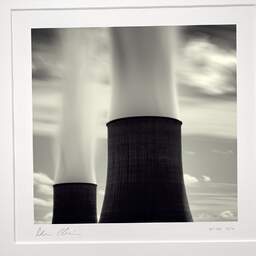 Art and collection photography Denis Olivier, Nuclear Power Plant, Etude 6, Golfech, France. August 2006. Ref-1032 - Denis Olivier Photography, original photographic print in limited edition and signed, framed under cardboard mat