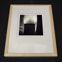 Art and collection photography Denis Olivier, Nuclear Power Plant, Etude 2, Golfech, France. August 2006. Ref-1028 - Denis Olivier Photography, light wood frame on dark background