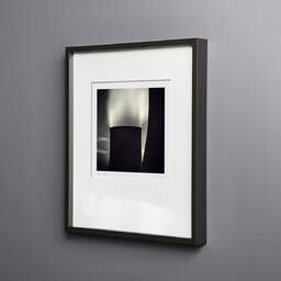 Art and collection photography Denis Olivier, Nuclear Power Plant, Etude 2, Golfech, France. August 2006. Ref-1028 - Denis Olivier Photography, black wood frame on gray background