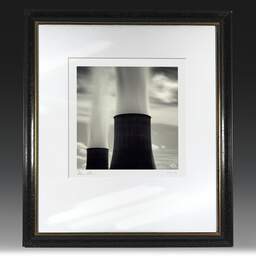 Art and collection photography Denis Olivier, Nuclear Power Plant, Etude 6, Golfech, France. August 2006. Ref-1032 - Denis Olivier Photography, original fine-art photograph in limited edition and signed in black and gold wood frame