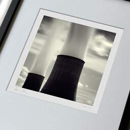 Art and collection photography Denis Olivier, Nuclear Power Plant, Etude 6, Golfech, France. August 2006. Ref-1032 - Denis Olivier Photography, large original 9 x 9 inches fine-art photograph print in limited edition, framed and signed