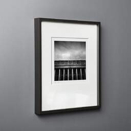 Art and collection photography Denis Olivier, Grand Théâtre, Bordeaux, France. May 2021. Ref-11446 - Denis Olivier Photography, black wood frame on gray background