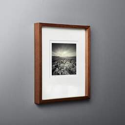 Art and collection photography Denis Olivier, Grass, Darrannoch, Scotland. April 2006. Ref-983 - Denis Olivier Art Photography, original fine-art photograph in limited edition and signed in dark wood frame