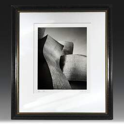 Art and collection photography Denis Olivier, Guggenheim Museum, Etude 2, Bilbao, Spain. February 2022. Ref-11635 - Denis Olivier Art Photography, original fine-art photograph in limited edition and signed in black and gold wood frame
