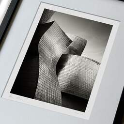 Art and collection photography Denis Olivier, Guggenheim Museum, Etude 2, Bilbao, Spain. February 2022. Ref-11635 - Denis Olivier Art Photography, large original 9 x 9 inches fine-art photograph print in limited edition, framed and signed