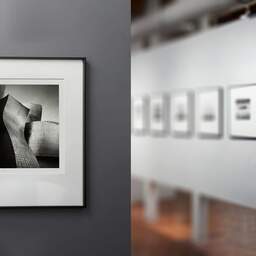 Art and collection photography Denis Olivier, Guggenheim Museum, Etude 2, Bilbao, Spain. February 2022. Ref-11635 - Denis Olivier Photography, gallery exhibition with black frame