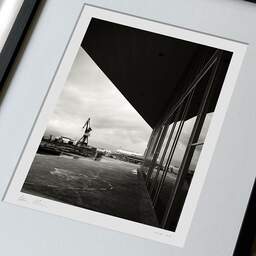 Art and collection photography Denis Olivier, Harbour, Aarhus Domsogn, Denmark. August 2019. Ref-11611 - Denis Olivier Photography, large original 9 x 9 inches fine-art photograph print in limited edition, framed and signed