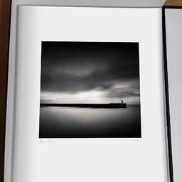 Art and collection photography Denis Olivier, Harbour Pier, Etude 1, Whitehaven, England. July 2009. Ref-1224 - Denis Olivier Photography, original photographic print in limited edition and signed, framed under cardboard mat