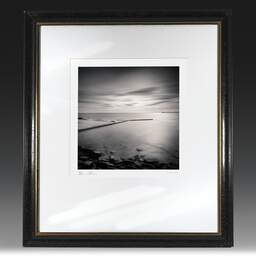 Art and collection photography Denis Olivier, Harbour Piers, Keiss, Scotland. April 2006. Ref-964 - Denis Olivier Photography, original fine-art photograph in limited edition and signed in black and gold wood frame