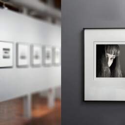 Art and collection photography Denis Olivier, Hidden Eye, Poitiers, France. April 1991. Ref-824 - Denis Olivier Photography, gallery exhibition with black frame