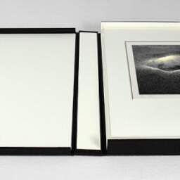 Art and collection photography Denis Olivier, Hole, Royan, France. February 1990. Ref-989 - Denis Olivier Art Photography, photograph with matte folding in a luxury book presentation box