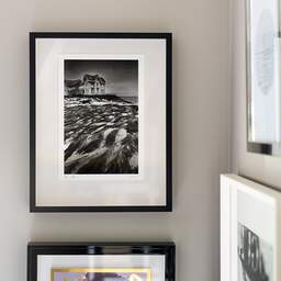 Art and collection photography Denis Olivier, Home By The Sea, Biscarrosse, France. June 2020. Ref-1348 - Denis Olivier Photography, original fine-art photograph signed in limited edition in a black wooden frame with other images hung on the wall
