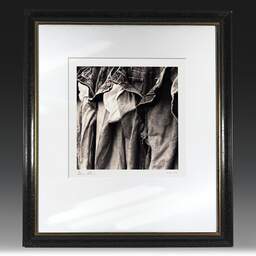 Art and collection photography Denis Olivier, Human Skins, Surgères, France. June 1990. Ref-917 - Denis Olivier Photography, original fine-art photograph in limited edition and signed in black and gold wood frame