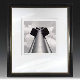 Art and collection photography Denis Olivier, Žižkov Television Tower, Prague, Czech Republic. April 2016. Ref-11565 - Denis Olivier Art Photography, original fine-art photograph in limited edition and signed in black and gold wood frame