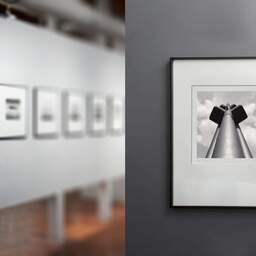 Art and collection photography Denis Olivier, Žižkov Television Tower, Prague, Czech Republic. April 2016. Ref-11565 - Denis Olivier Photography, gallery exhibition with black frame