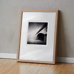 Art and collection photography Denis Olivier, Iéna Bridge, Paris, France. August 2021. Ref-11494 - Denis Olivier Photography, original fine-art photograph in limited edition and signed in light wood frame