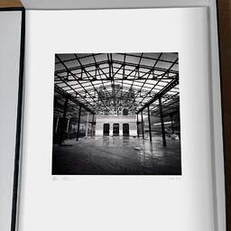 Art and collection photography Denis Olivier, International Rail Station, Canfranc, Spain. February 2022. Ref-11525 - Denis Olivier Art Photography, original photographic print in limited edition and signed, framed under cardboard mat