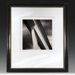 Art and collection photography Denis Olivier, Joseph De Brix Bridge, Port Le Bono, France. August 2005. Ref-764 - Denis Olivier Photography, original fine-art photograph in limited edition and signed in black and gold wood frame