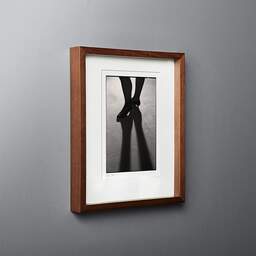 Art and collection photography Denis Olivier, Lady, Poitiers, France. April 1991. Ref-825 - Denis Olivier Art Photography, original fine-art photograph in limited edition and signed in dark wood frame