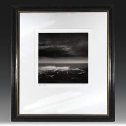 Art and collection photography Denis Olivier, Late Sea Side, St-Georges-de-Didonne, France. November 2005. Ref-895 - Denis Olivier Photography, original fine-art photograph in limited edition and signed in black and gold wood frame