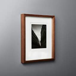 Art and collection photography Denis Olivier, Light In Haussmann Street, Paris, France. February 2022. Ref-11673 - Denis Olivier Art Photography, original fine-art photograph in limited edition and signed in dark wood frame