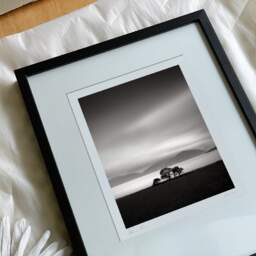 Art and collection photography Denis Olivier, Loch Linnhe, Etude 2, Glencoe, Scotland. August 2022. Ref-11615 - Denis Olivier Photography, reception and unpacking of an original fine-art photograph in limited edition and signed in a black wooden frame
