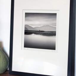 Art and collection photography Denis Olivier, Lonely Tree, Eilean Thioram, Highlands, Scotland. August 2022. Ref-11596 - Denis Olivier Photography, gallery exhibition with black frame
