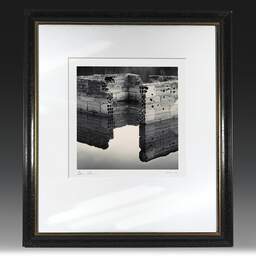 Art and collection photography Denis Olivier, Lonely Walls, Pessac, France. June 2006. Ref-992 - Denis Olivier Photography, original fine-art photograph in limited edition and signed in black and gold wood frame