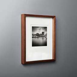 Art and collection photography Denis Olivier, Marina, Dock 2, Bordeaux, France. August 2020. Ref-1359 - Denis Olivier Art Photography, original fine-art photograph in limited edition and signed in dark wood frame
