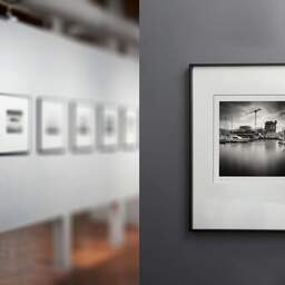 Art and collection photography Denis Olivier, Marina, Dock 2, Bordeaux, France. August 2020. Ref-1359 - Denis Olivier Photography, gallery exhibition with black frame