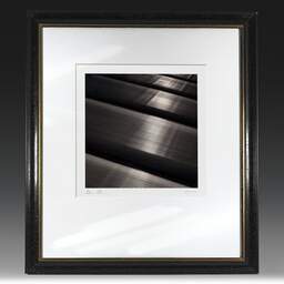 Art and collection photography Denis Olivier, Metallic, Poitiers, France. June 1990. Ref-919 - Denis Olivier Art Photography, original fine-art photograph in limited edition and signed in black and gold wood frame