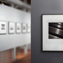 Art and collection photography Denis Olivier, Metallic, Poitiers, France. June 1990. Ref-919 - Denis Olivier Art Photography, gallery exhibition with black frame