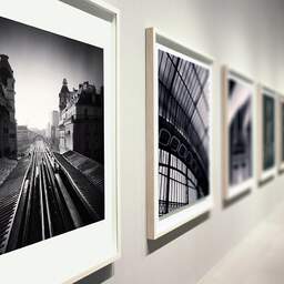 Art and collection photography Denis Olivier, Metro Line 6, Passy Station, Paris, France. February 2022. Ref-11526 - Denis Olivier Art Photography, Large original photographic art print in limited edition and signed during an exhibition