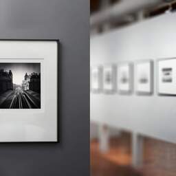 Art and collection photography Denis Olivier, Metro Line 6, Passy Station, Paris, France. February 2022. Ref-11526 - Denis Olivier Photography, gallery exhibition with black frame