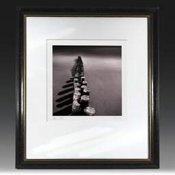 Art and collection photography Denis Olivier, Moonlight Shadows, Cap Ferret, France. June 2005. Ref-680 - Denis Olivier Photography, original fine-art photograph in limited edition and signed in black and gold wood frame