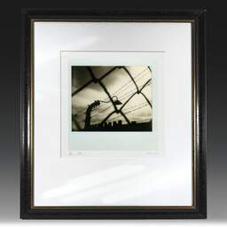 Art and collection photography Denis Olivier, Never Again, Auschwitz-Birkenau II Camp, Poland. July 2015. Ref-1307 - Denis Olivier Photography, original fine-art photograph in limited edition and signed in black and gold wood frame