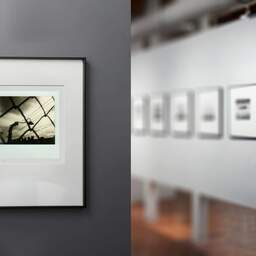 Art and collection photography Denis Olivier, Never Again, Auschwitz-Birkenau II Camp, Poland. July 2015. Ref-1307 - Denis Olivier Art Photography, gallery exhibition with black frame