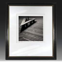 Art and collection photography Denis Olivier, Night Loneliness, Pyla's Dune, France. April 2005. Ref-613 - Denis Olivier Photography, original fine-art photograph in limited edition and signed in black and gold wood frame
