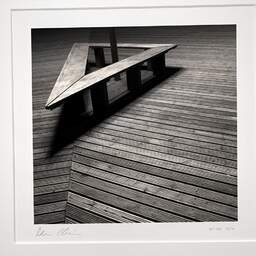 Art and collection photography Denis Olivier, Night Loneliness, Pyla's Dune, France. April 2005. Ref-613 - Denis Olivier Photography, original photographic print in limited edition and signed, framed under cardboard mat