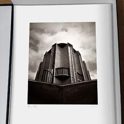 Art and collection photography Denis Olivier, Notre-Dame Church, Etude 1, Royan, France. August 2021. Ref-11605 - Denis Olivier Art Photography, original photographic print in limited edition and signed, framed under cardboard mat
