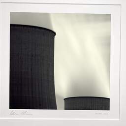 Art and collection photography Denis Olivier, Nuclear Power Plant, Etude 4, Golfech, France. August 2006. Ref-1033 - Denis Olivier Art Photography, original photographic print in limited edition and signed, framed under cardboard mat