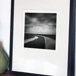 Art and collection photography Denis Olivier, Old Car And Curves, Súdwest-Fryslân, Frisia, Netherlands. April 2015. Ref-1305 - Denis Olivier Art Photography, gallery exhibition with black frame