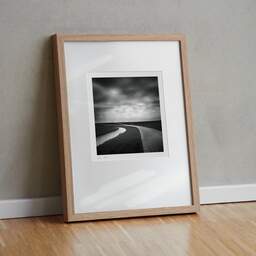 Art and collection photography Denis Olivier, Old Car And Curves, Súdwest-Fryslân, Frisia, Netherlands. April 2015. Ref-1305 - Denis Olivier Photography, original fine-art photograph in limited edition and signed in light wood frame