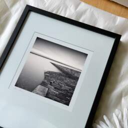 Art and collection photography Denis Olivier, Old Ramp, Chanonry Point, Scotland. August 2022. Ref-11578 - Denis Olivier Photography, reception and unpacking of an original fine-art photograph in limited edition and signed in a black wooden frame