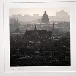 Art and collection photography Denis Olivier, Over The City, Paris, France. February 2005. Ref-554 - Denis Olivier Photography, original photographic print in limited edition and signed, framed under cardboard mat
