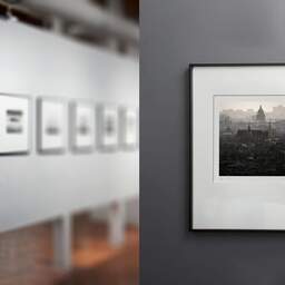 Art and collection photography Denis Olivier, Over The City, Paris, France. February 2005. Ref-554 - Denis Olivier Photography, gallery exhibition with black frame