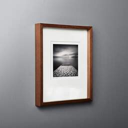 Art and collection photography Denis Olivier, Paved Ramp, Etude 2, Lake Maggiore, Italy. August 2014. Ref-11534 - Denis Olivier Art Photography, original fine-art photograph in limited edition and signed in dark wood frame