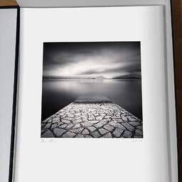 Art and collection photography Denis Olivier, Paved Ramp, Etude 2, Lake Maggiore, Italy. August 2014. Ref-11534 - Denis Olivier Art Photography, original photographic print in limited edition and signed, framed under cardboard mat
