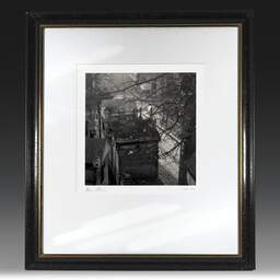 Art and collection photography Denis Olivier, Père Lachaise Cemetary, Paris, France. December 2003. Ref-484 - Denis Olivier Photography, original fine-art photograph in limited edition and signed in black and gold wood frame