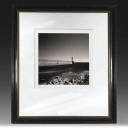 Art and collection photography Denis Olivier, Pier, Audierne, France. August 2005. Ref-748 - Denis Olivier Photography, original fine-art photograph in limited edition and signed in black and gold wood frame